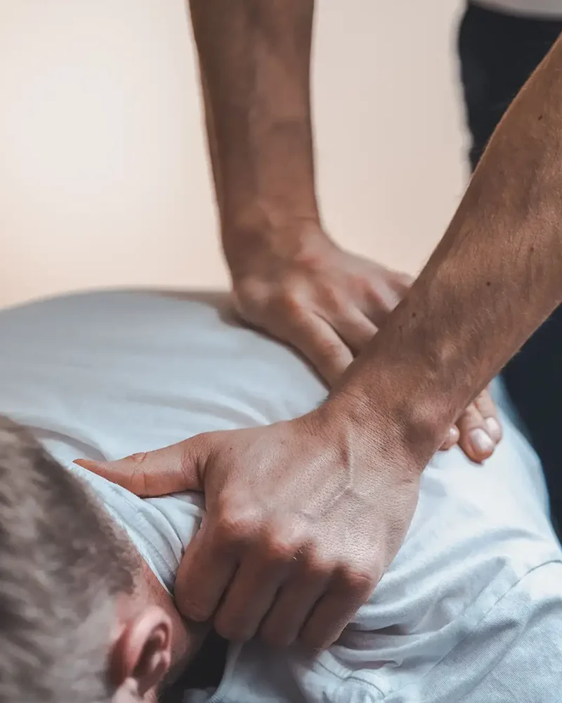 Hands-on manual therapy treatment